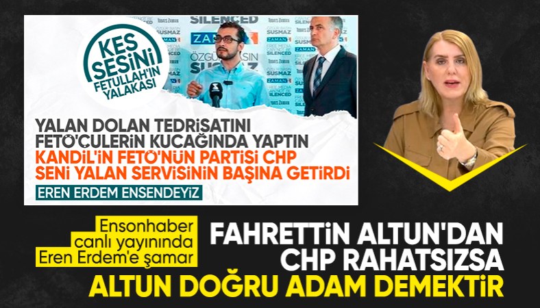 Sevda Türküsev'den İletişim Başkanı Fahrettin Altun'u hedef alan Eren Erdem'e sert tepki