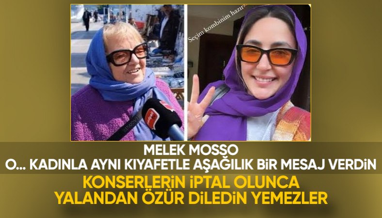 Melek Mosso, konserini iptal etti