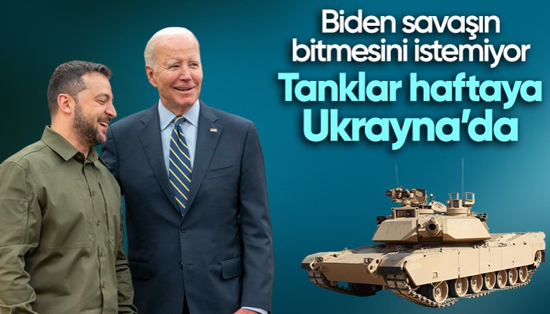 ABD'den Ukrayna'da 325 milyon dolarlık yeni yardım: Abrams tankları teslim edilecek