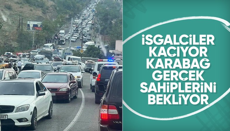 Ermeniler, Karabağ'ı terk ediyor
