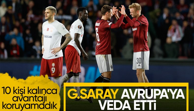 Sparta Prag'a yenilen temsilcimiz Galatasaray, Avrupa'ya veda etti
