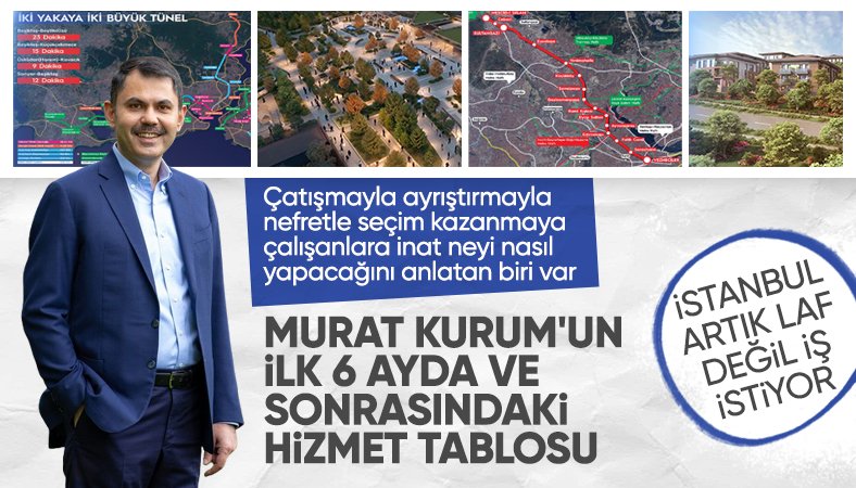 İstanbullulara dev hizmet geliyor! Murat Kurum yapılacak dev projeleri anlattı