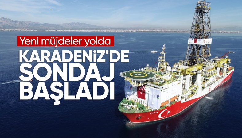 Karadeniz'de yeni keşif! Fatih Sondaj Gemisi yeni bir kuyu kazıyor
