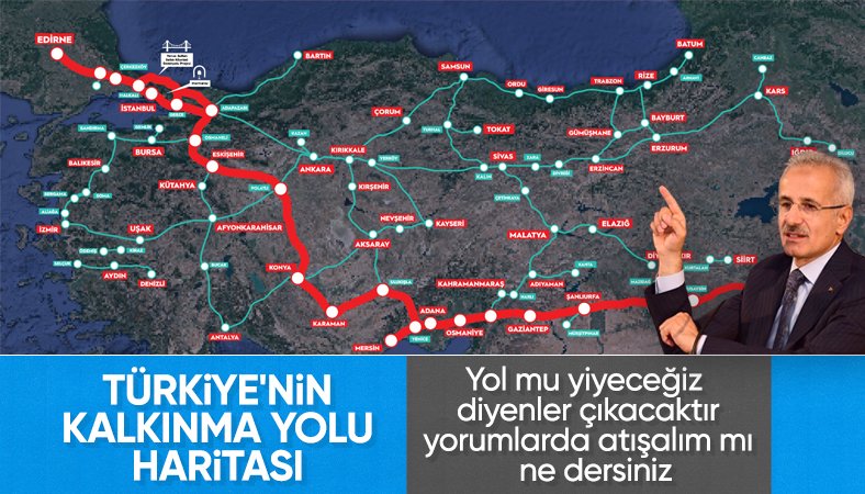 Bakan Abdulkadir Uraloğlu önemini anlattı: İşte Kalkınma Yolu'nun yurt içi güzergahı