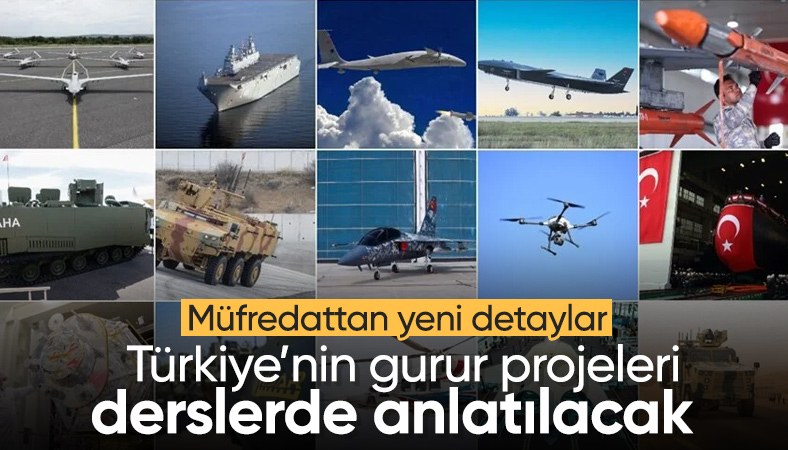 Bakan Tekin'den yeni müfredata ilişkin bilgiler: Türkiye'nin gurur projeleri de yer alacak