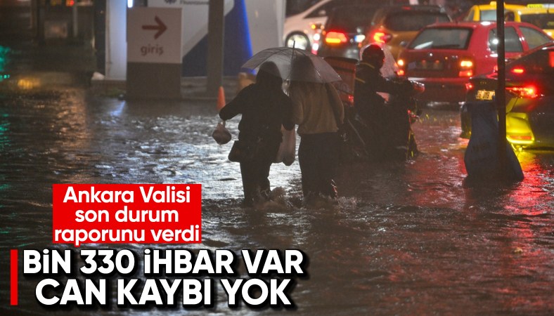Ankara'da sel felaketi: Vasip Şahin son durumu açıkladı