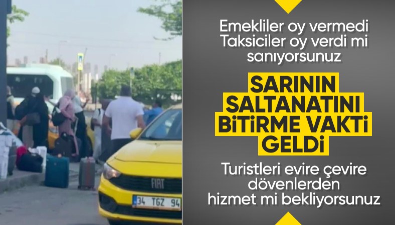 İstanbul'da turistlerin taksiciyle 'taksimetre çok yazdı' kavgası