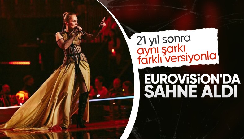 Ünlü şarkıcı Sertab Erener, seneler sonra yeniden Eurovision'da sahneye çıktı