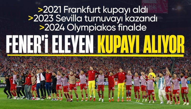 Fenerbahçe’yi eleyen Olympiakos, Konferans Ligi’nde finalde