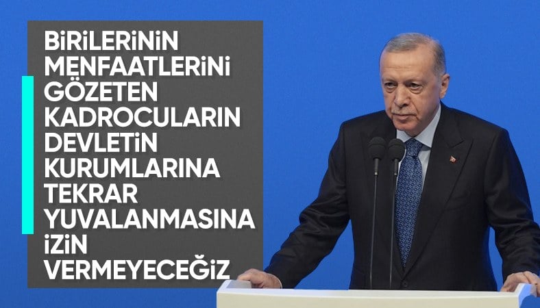 Cumhurbaşkanı Erdoğan: Yargının yıpratılmasına müsaade etmeyeceğiz