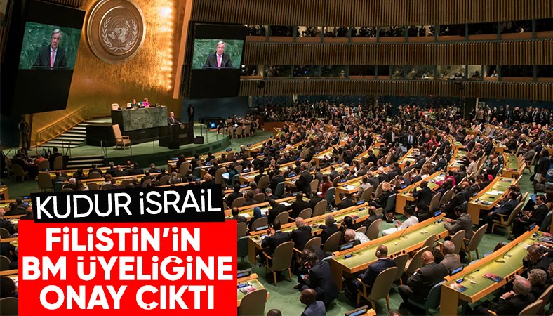 Filistin'in BM'ye tam üyeliği tasarısı kabul edildi