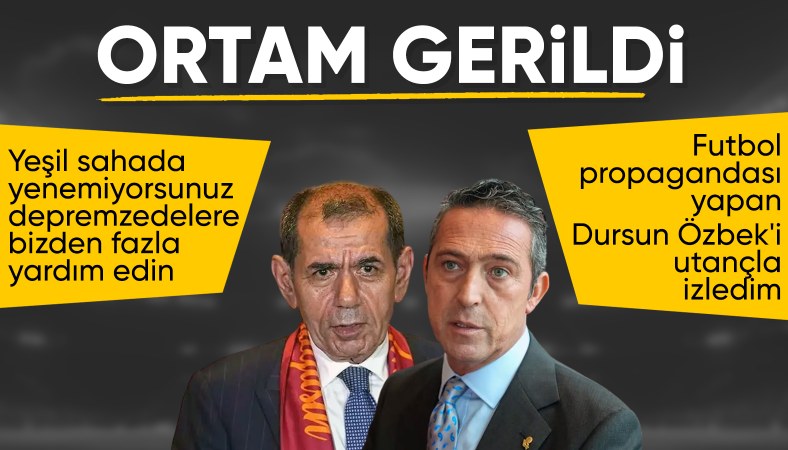 Fenerbahçe'den Dursun Özbek'e cevap: Utançla izledik