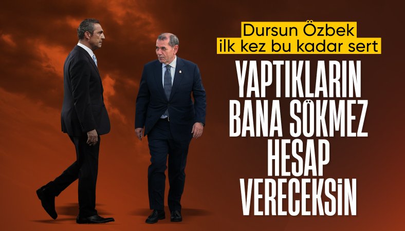 Dursun Özbek'ten sert sözler: Ali Koç'tan hesap soracağım
