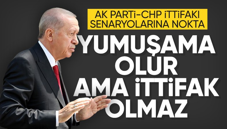 Cumhurbaşkanı Erdoğan: Ana muhalefetle ittifak olmaz