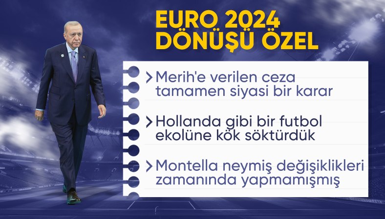 Cumhurbaşkanı Erdoğan'dan UEFA'nın Merih Demiral kararı değerlendirmesi