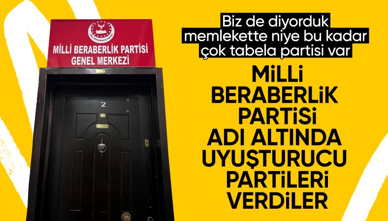 Ankara'da siyasi parti binasına uyuşturucu baskını: 7 gözaltı