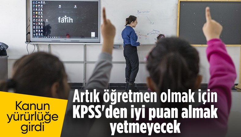 Öğretmenlik Mesleği Kanunu yürürlüğe girdi