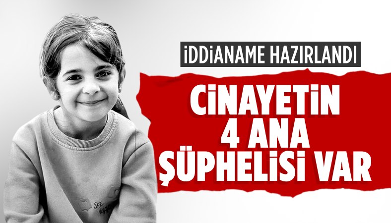 Narin Güran cinayetinde 4 şüpheli hakkında ağırlaştırılmış müebbet istemi