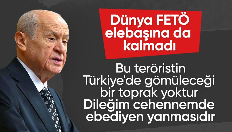 Devlet Bahçeli, FETÖ elebaşı Gülen'in ölümü hakkında konuştu