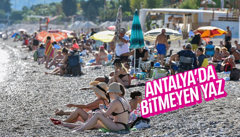 Antalya'da yazdan kalma günler