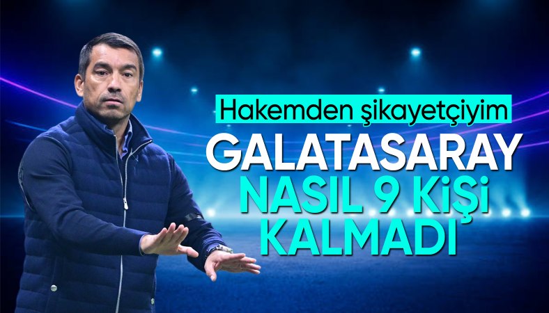 Giovanni van Bronckhorst: Galatasaray'ın kırmızı kart yememesi inanılmaz