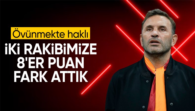 Okan Buruk: İki rakibimize 8'er puan fark attık