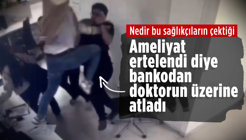 Şişli'de kayınpederinin ameliyatı ertelenen şahıs, doktora saldırdı