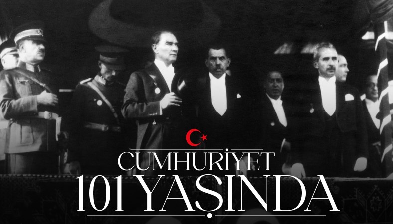 Türkiye Cumhuriyeti 101. yılını kutluyor