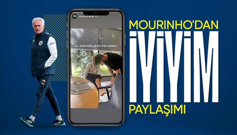 Jose Mourinho'dan paylaşım: Hazırım