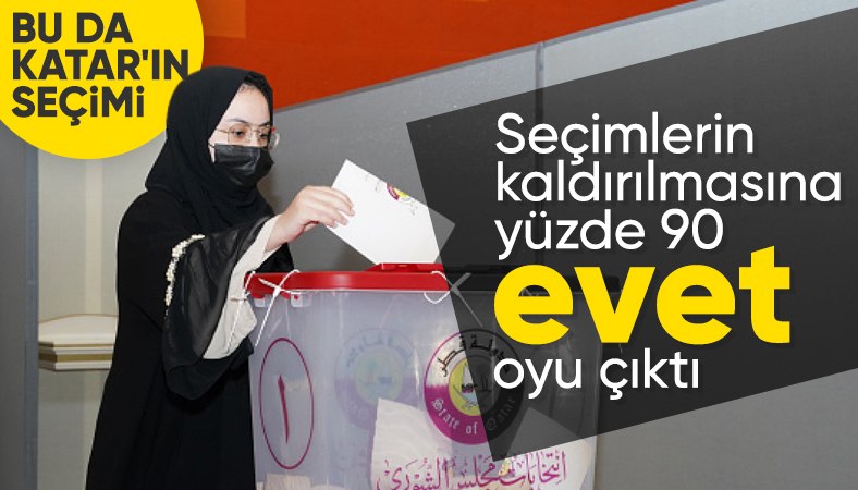 Katar'da 'seçimleri kaldıralım' referandumu: Yüzde 90,6 'evet' dedi