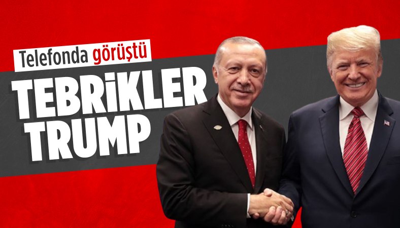 SON DAKİKA! Cumhurbaşkanı Erdoğan Trump ile görüştü