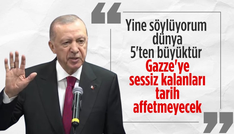 Cumhurbaşkanı Erdoğan G20'de konuştu: "Dünya 5'ten büyüktür"