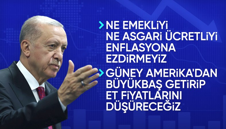 Cumhurbaşkanı Erdoğan kırmızı ette fiyatları düşürecek yeni uygulamayı duyurdu