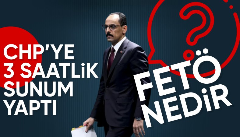 İbrahim Kalın CHP Genel Merkezi'nde sunum yaptı