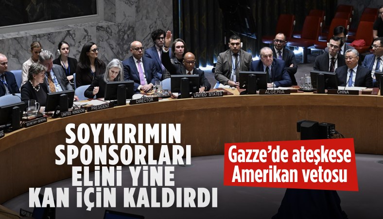 ABD, Gazze'ye yönelik karar tasarısını veto etti