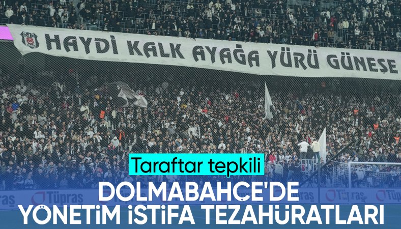 Beşiktaş taraftarından yönetime olay tepki! İstifa