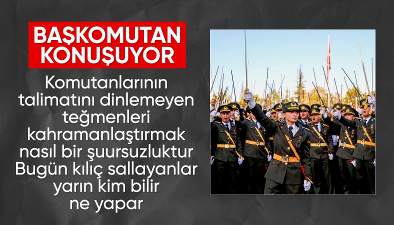 Hakkında soruşturma açılan teğmenlerle ilgili konuştu