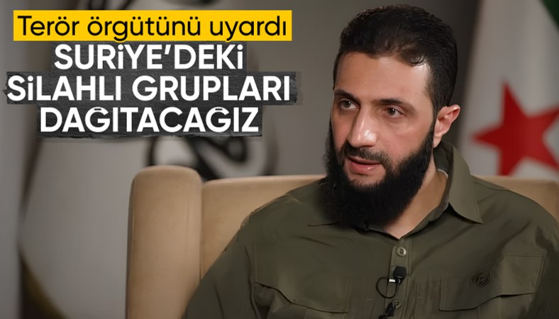 HTŞ lideri Golani: Suriye'deki silahlı grupları dağıtacağız