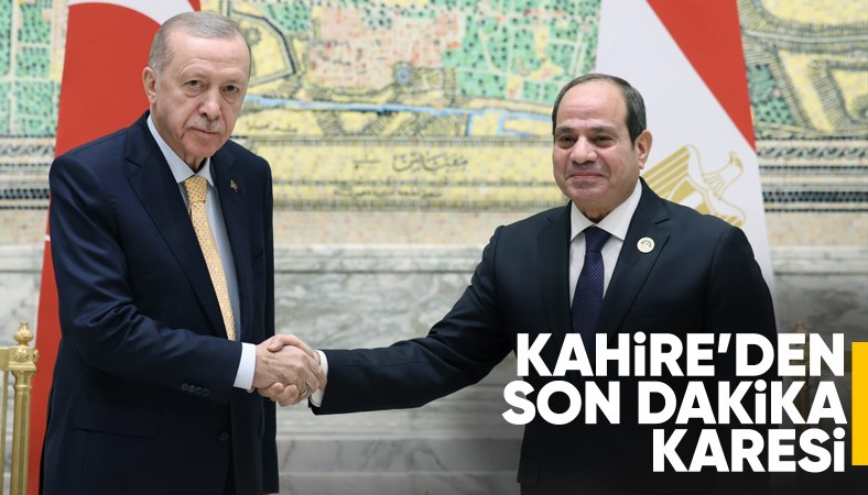 SON DAKİKA! Cumhurbaşkanı Erdoğan Mısır Cumhurbaşkanı Sisi ile görüştü