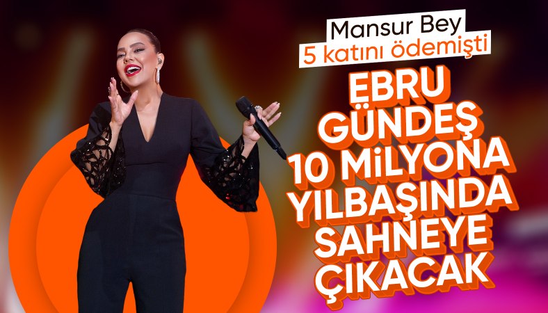 Ebru Gündeş'in yılbaşı konser ücreti Mansur Yavaş'ın ödediğinden daha az