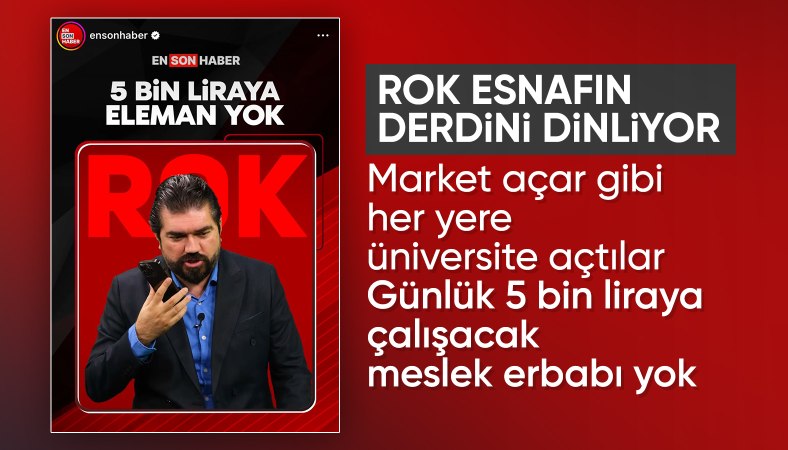 Rasim Ozan Kütahyalı: Birçok sektörde çalışan bulunamıyor