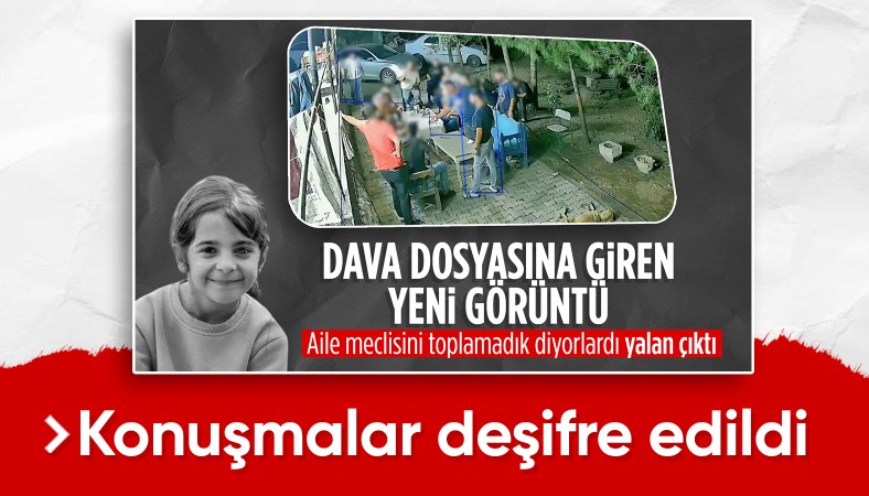 Narin Güran cinayetinde 'aile bireylerinin toplantı görüntüsü' deşifre edildi