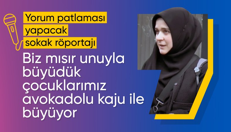 Sokak röportajında asgari ücreti değerlendiren kadın: Bize yetiyor