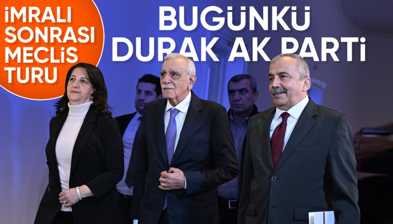 DEM Parti heyeti, AK Parti'yi ziyaret etti