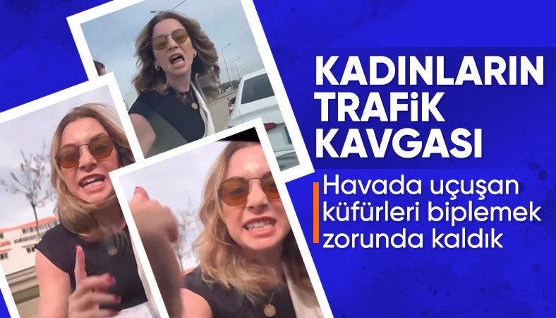 İzmir-Bursa yolunda aracından inen kadın, küfürler savurdu