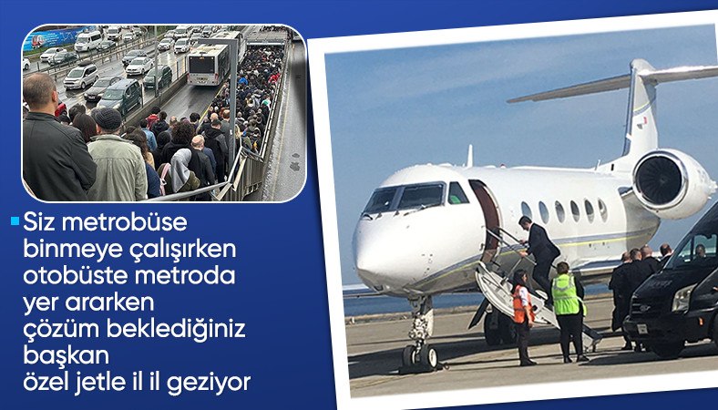 Ekrem İmamoğlu, adaylık için düzenlediği gezilerini özel jetle yapıyor