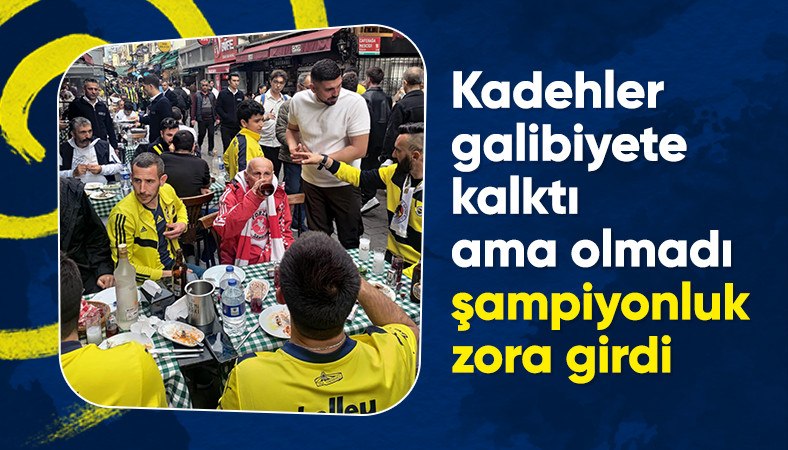 Fenerbahçe şampiyonluk yolunda ağır yaralı