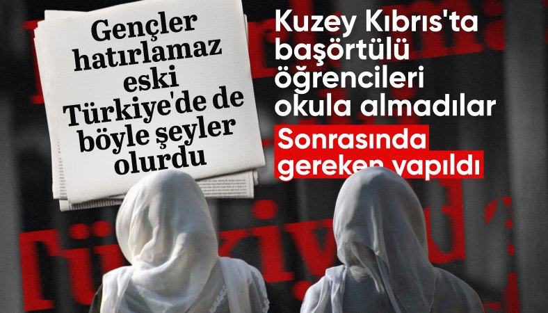 KKTC'de ortaokuldaki başörtüsü yasağı esnetildi