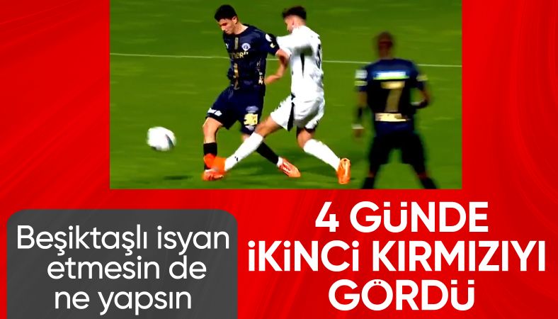Tayyip Talha Sanuç, Kasımpaşa maçında kırmızı kart gördü