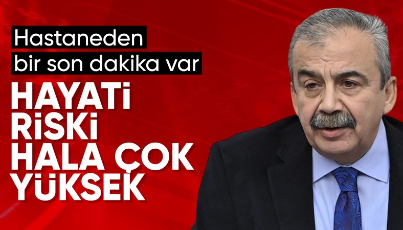 Sırrı Süreyya Önder'in sağlık durumu hakkında: Şuuru kapalı, risk yüksek